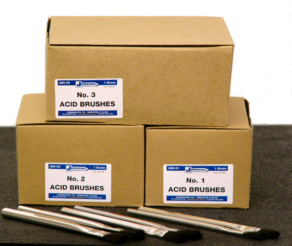 Acid Brushes /Acid swabs box of 144